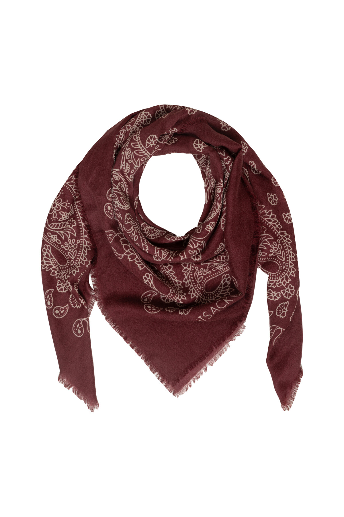 Burgundy Shawl