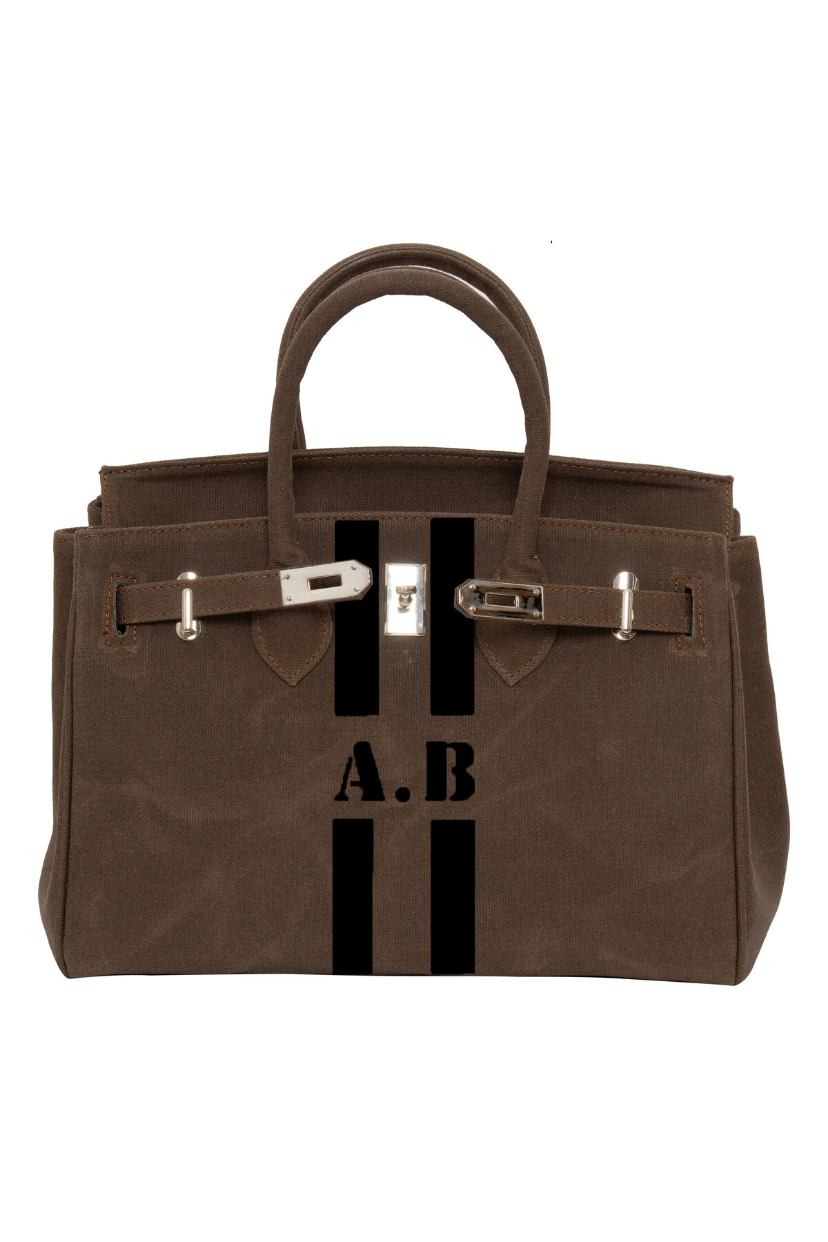 MİNİ KAHVERENGİ CANVAS ÇANTA