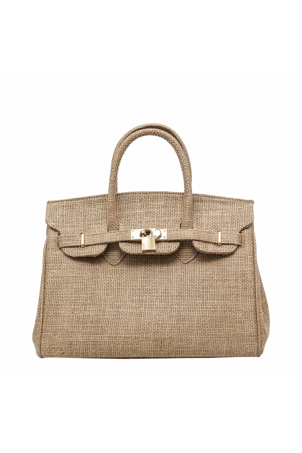 Raw Jute Mini Çanta
