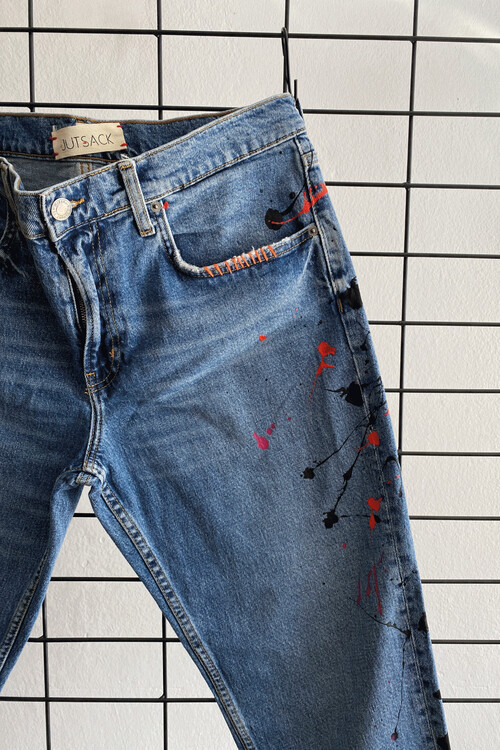 Jutsack Works Denim Pantolon / SIZE 44