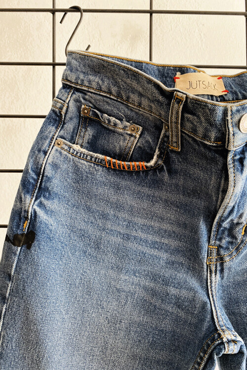 Jutsack Works Denim Pantolon / SIZE 34