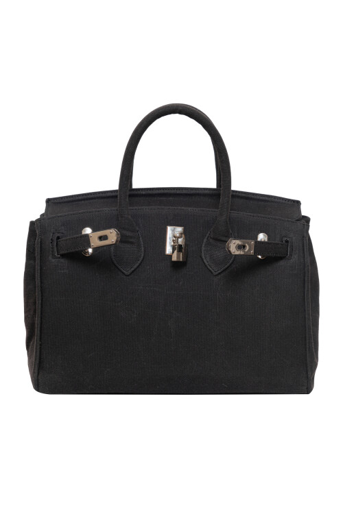 Mini Antrasit Canvas Çanta