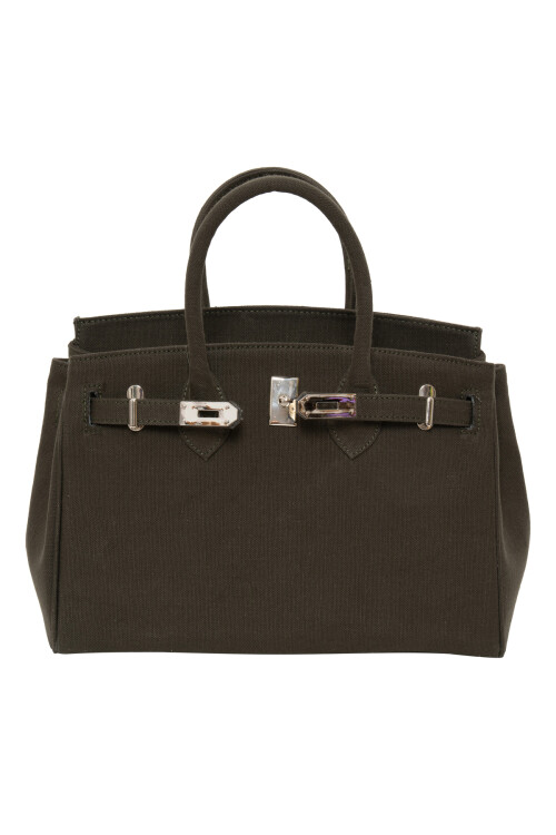 Mini Khakı Canvas Çanta