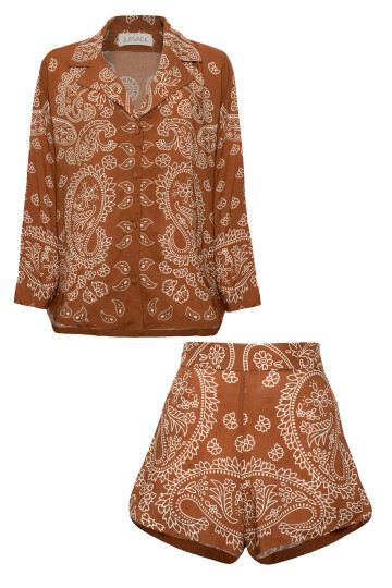 Terracotta Shorts Set