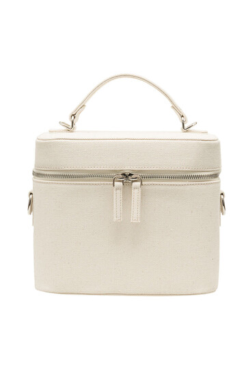 JutBox Flat White Çanta - Gümüş