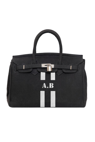 Mini Antrasit Canvas Çanta