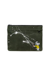 Cartoon Works Canvas Clutch