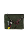 Cartoon Works Canvas Clutch