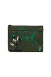 Cartoon Works Canvas Clutch